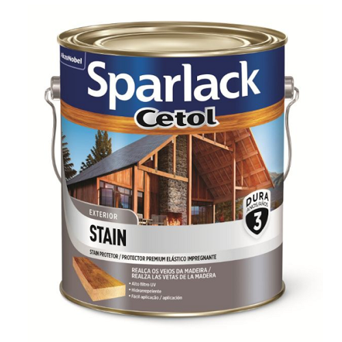 Verniz Solgard Triplo Filtro Solar Sparlack Acetinado de 3,6L Canela Coral